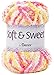 Darice 130-Yard Weaving Yarn, 3.5-Ounce, Soft and Sweet Bright Pink and Yellow