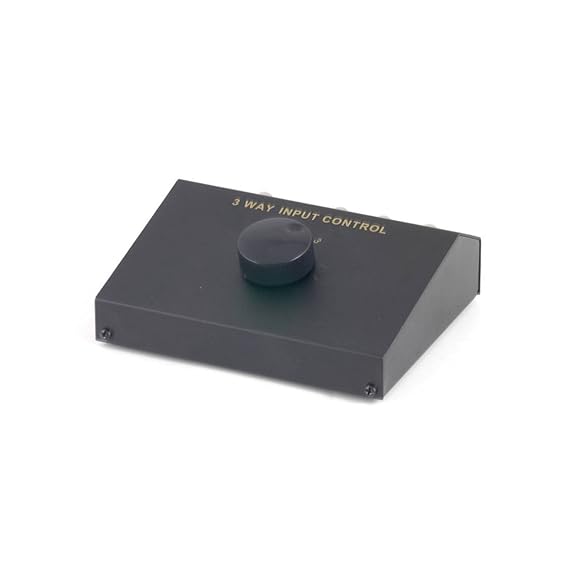 profitec TC 6 Audio Umschaltpult Aux/Cinch Umschalter mit 3 Eingängen