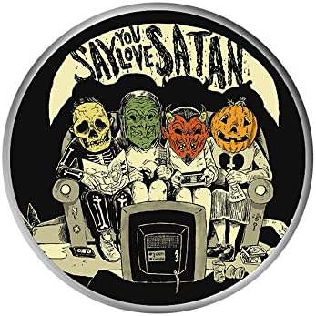Pop Mount Socket Car Mount for SmartPhone or Tablets for Men - Hold Your Phone - Say you love satan