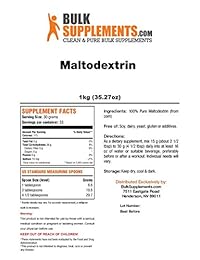 Bulksupplements Maltodextrina en polvo, 1