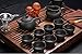 ufengkeExquisite Ceramic Porcelain Kungfu Tea Cup Set with Lid and Wooden Tea Tray-E