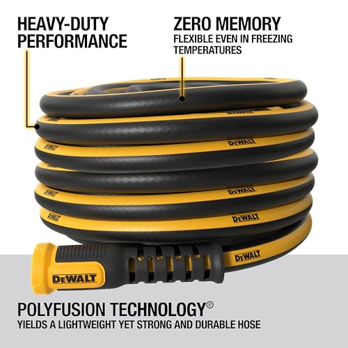 DEWALT Professional Grade Heavy Duty Garden Hose 50 Feet x 5/8 Inch photo 8