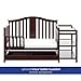 Graco Solano 4-in-1 Convertible Crib and Changer with Drawer (Espresso) – Crib and Changing Table Combo with Drawer, Includes Changing Pad, Converts to Toddler Bed, Daybed and Full-Size Bed