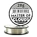 SS 316L - 50 ft. 20 Gauge AWG Stainless Steel Resistance Wire 0.81 mm 20g 50’