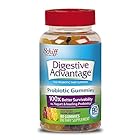 Digestive Advantage Probiotic Gummies Daily Supplement-Survives 100x better than yogurt and leading probiotic, Natural Fruit, 80 Gummies