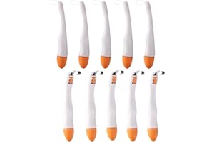 SNAWOP Dental Matrix Bands 10PCS Preformed Standard/Curved Matrices for Teeth Restoration 4.5MM/6MM (4.5MM Standard)