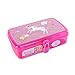 Hot Focus Treasure School Box with Lock – Unicorn Girls Pencil Case Box Includes Pencils, Notepad and Stickers