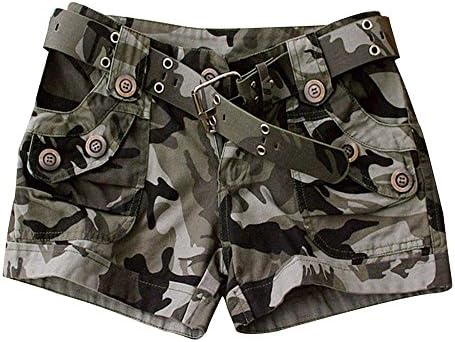 Shoeshop Top Ladies Fashion Casual Hot Camouflage Shorts Pants Made in China (Size:S-XXL 2 Colour) (S, Camouflage)