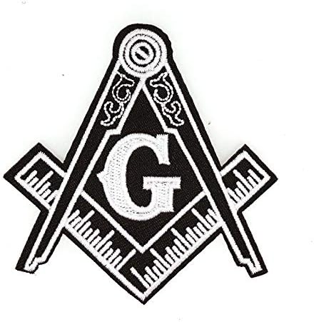 Masonic Symbol Thermo-Adhesive Patch 8 cm