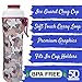 50 Strong Reusable BPA-Free Water Bottle with Leakproof Cap & Easy Carry Strap for Kids, 24 Ounces (Pug Life)
