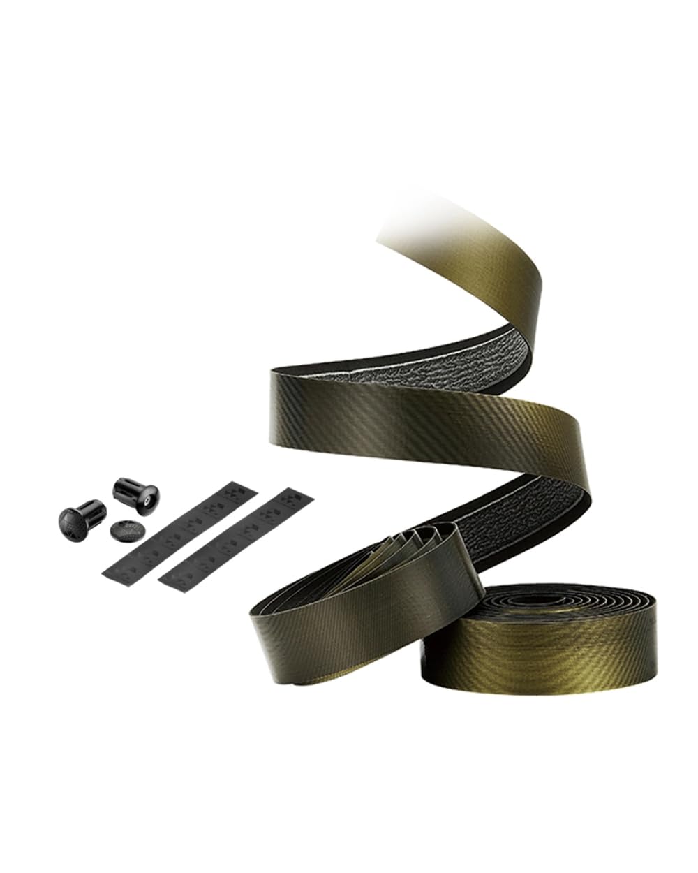 Ciclovation Halo Touch Handlebar Tape, Gold Mine w/Blk Plugs