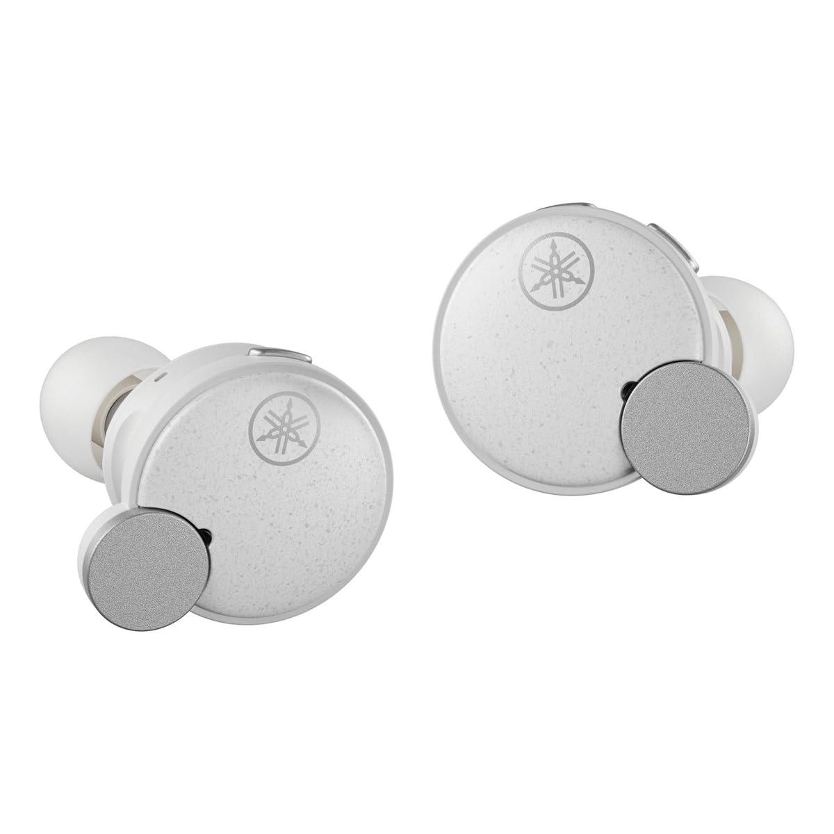 Yamaha TW-E7B True Wireless Earbuds with Bluetooth 5.2, Active Noise Cancelling, Yamaha True Sound, Qualcomm cVc Clear Voice Capture, Advanced Listening Care and IPX5 Water Resistant for Sport (White)