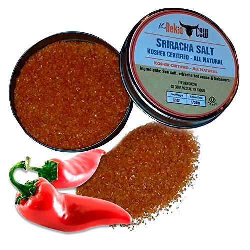 image for The Nekid Cow Sriracha Sea Salt - Kosher Certified Gourmet Seasoning -