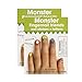 Fingernail Friends Colorful Nail Stickers Nail Art for Children, Monster Stickers with Cuticle Tattoos (50 Stickers & 50 Cuticle Tattoos)