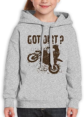 Kid Got Dirt Bike Motorcross Racing Pullover Drawstring Hoodie