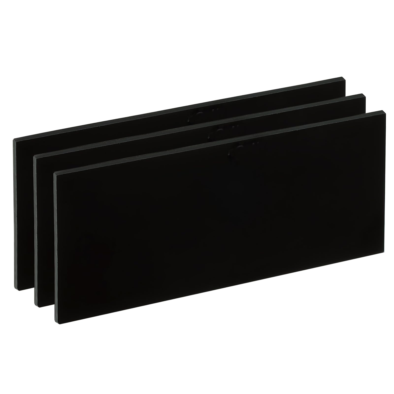 PATIKIL Welding Len Shade 8 Glass 4.25"x 2", 3 Pack Hardened Glass Black Darkening Filter Plates Covers Replacement for Weld Helmet Hood