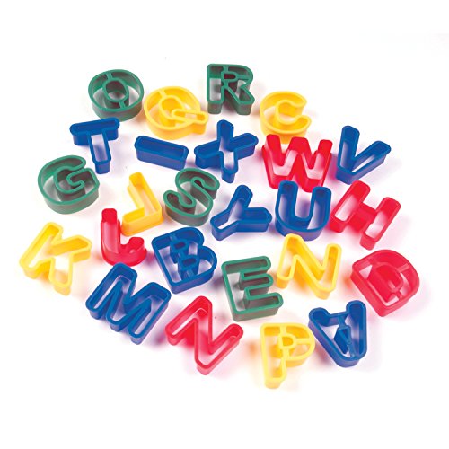 Creativity Street Dough Cutters, Capital Letters, 26-Pack