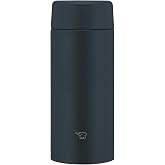 Zojirushi Su-AA36-BA Mahobin Stainless Steel Mug Water Bottle, 12.2 fl oz (360 ml), Screw Type, Dishwasher Safe, Seamless Stopper, Only 2 Cleaning Points, Black