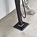 Zovajonia Oil Rubbed Bronze Floor Mounted Bathtun Filler Shower Faucets Set Free Standing Single Handle Tub Mixer Taps with Hand Shower