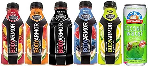 BodyArmor SuperDrink 16oz TROPICAL HEALTHY Variety ( Pack of 6 ) PLUS BONUS A PENCIL POUCH