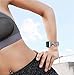 Usitek Sport Band Compatible with iWatch 44mm/42mm 40mm/38mm, Soft Silicone Sport Strap Replacement Floral Printed Bands Compatible for iWatch Series 4/3/2/1 S/M M/L for Women/Men