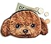 Teddy Bear Puppy Face Coin Purse Wallet | Cute and Creative Poodle Dog Head Zipper Closure Purse