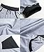 SoEnvy Men's Casual Harem Training Jogger Sport Short Baggy Pants (Small,Light Gray)