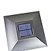 iGlow 4 Pack Black 6 x 6 Solar Post Light SMD LED Deck Cap Square Fence Outdoor Garden Landscape PVC Vinyl Wood
