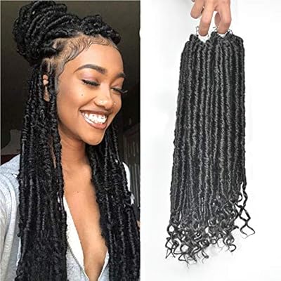6pcs Lot Short Faux Locs Crochet Hair Goddess Locs Crochet Braids