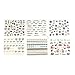 RUIMIO 30 Sheet Nail Stickers Decals 3D Nail Art Stencils Designs