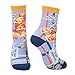 Womens Funny Crew Socks 3 Pack, Cute Novelty Dress Socks (Multi-color-1 (Shoe Size 5-10/ Sock Size 9-12))