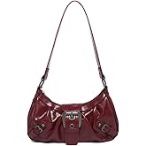 Y2K Purse Shoulder Bag for Women, Top Handle Handbag Small Goth Punk Hobo Clutch Purses Trendy Underarm Bag