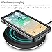 iPhone X/XS Waterproof Case, ATOP Protective Clear Cover with Built-in Screen Protector, Support Wireless Charging IP68 Certified Waterproof Dustproof Shockproof Case for iPhone X/XS 5.8 inch