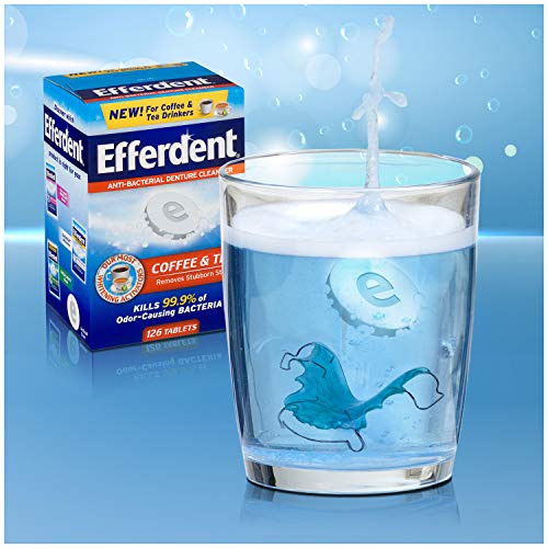 4 Efferdent+Anti+Bacterial+Denture+Cleanser+Stubborn