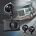 Vsysto Dash cam Backup Camera (1080P+VGA3) 3CH Waterproof Lens for Truck/Bus/Trailer/Cars/Tractor/Van/RV DVR Recording System with G-Sensor, Loop Recording (Infrared Night Vision)