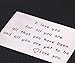 O.RIYA I Love You Wallet Card (White)