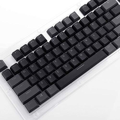 Coersd Translucent Double Shot PBT 104 KeyCaps Backlit for Cherry MX Keyboard Switch keycaps