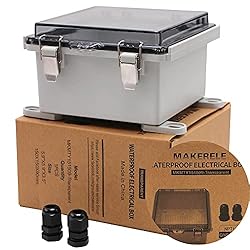 MAKERELE Electrical Junction Box,Hinged Cover