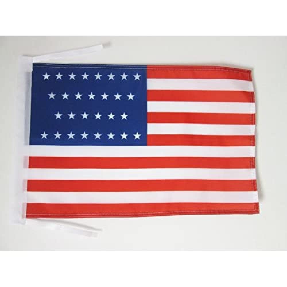 AZ FLAG - United States 1847-1848 29 stars Flag - 18'' x 12'' - 100% Polyester USA - american historic Small Banner with Two Cords - Fade Resistant - Vivid Colors - 18x12 in - 45x30 Cm