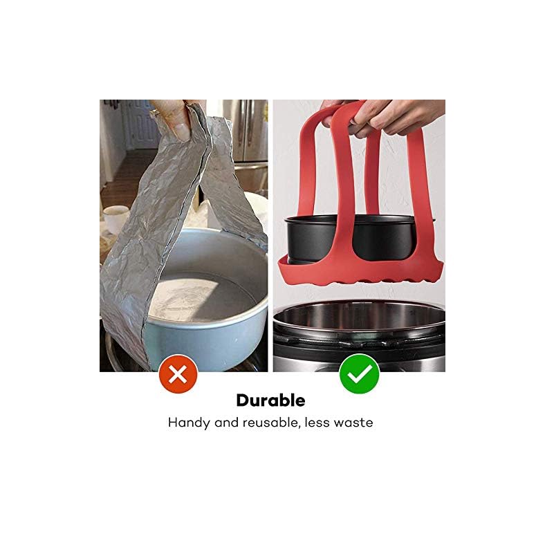 Pressure Cooker Silicone Sling Lifter Accessories Compatible with Nutricook 6 and 8 Liters