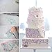 ART Kitchenware 3pcs/set Butterflies Stencil for Cake Side Decoration Fondant Wedding Cake Decorating Stencil Mold Icing Royal Stencil Tool ST-828 Beige/Semi-Transparent