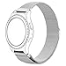 Vetoo 22mm Mesh Metal Milanese Replacement Watch Bands - 1pc Silver