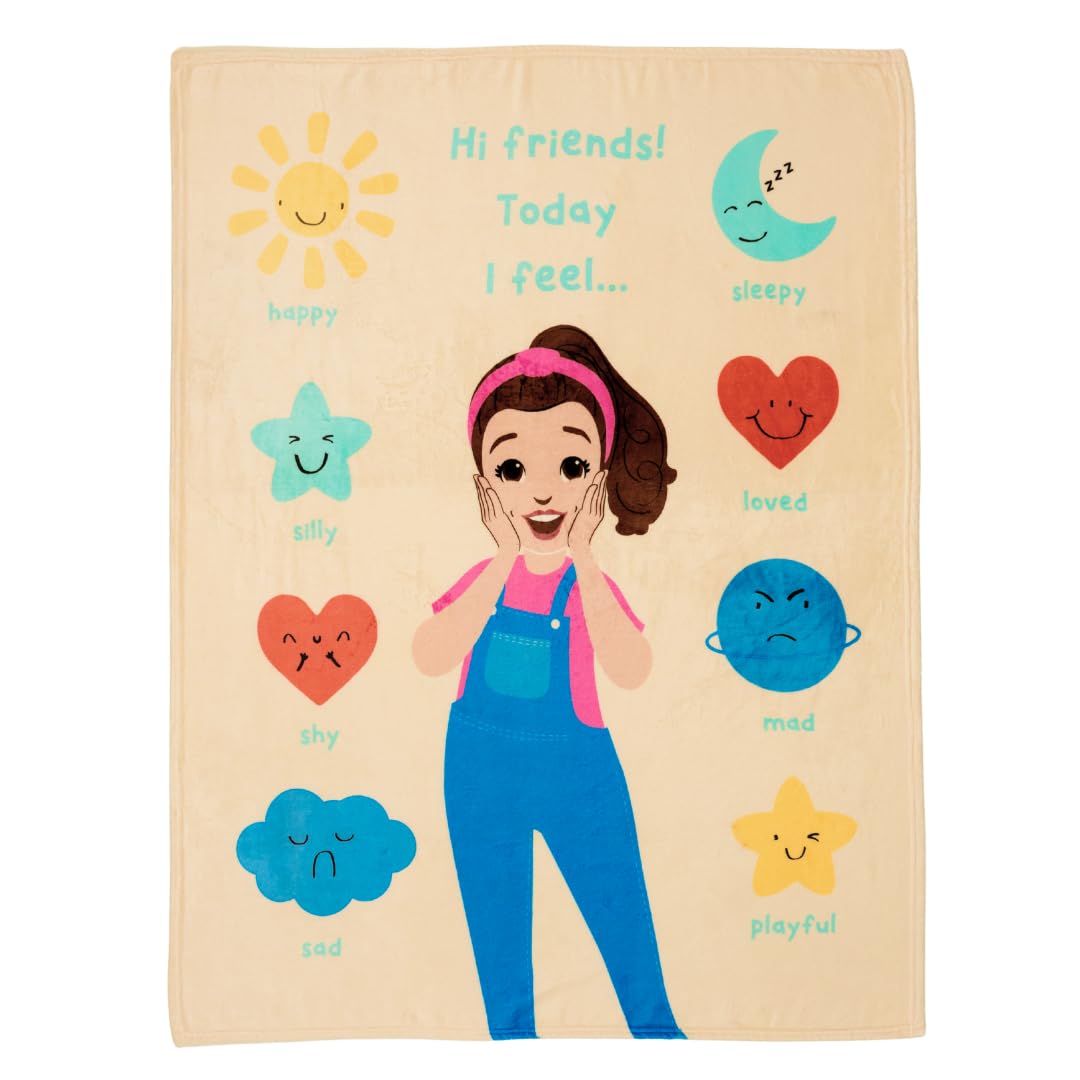 Photo 1 of Franco Ms. Rachel Educational Adventures Bedding Super Soft Cozy Throw, 46 in x 60 in, (Officially Licensed Product) Kids