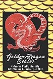 Golden Dragon Scales Calendar Weekly Monthly 6x9 Planner Organizer for 2019 by 