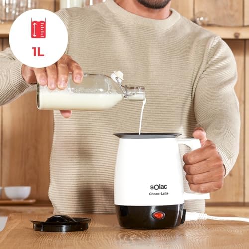 MH9100 Choco-Latte Aquecedor de Leite, 250 W, Plástico, Branco