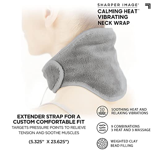 Calming Heat Neck Wrap by Sharper Image Personal Electric Neck Heating