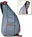 Sling Bag Crossbody & Over Shoulder - Spacious Sling Pack – Women & Men Compact Sling Backpack Grey - Best Organizer for Study, Sport, Travel, Camping, Walking, Hiking