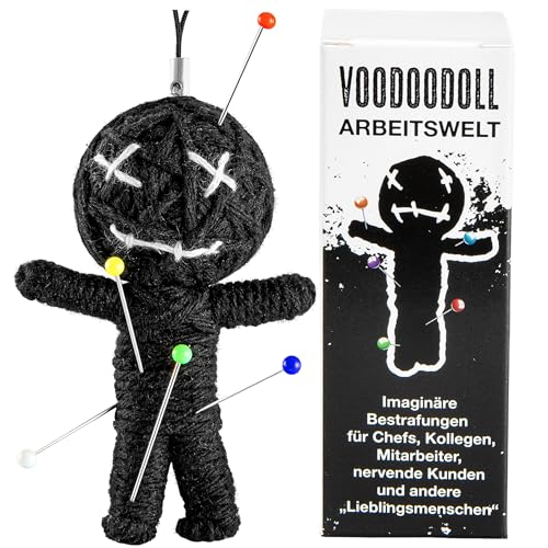 Schöne Güter Voodoo Puppe Arbeitswelt Voodoo Doll To Go Voodoo-Doll Imaginäre Strafen Für Nette Chefs, „Geliebte“ Kollegen, Andere Lieblingsmenschen Geschenk Kollegen Im Karton 5 X Prym Stecknadel
