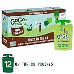 Materne gogo squeez applesauce on the go re-sealable pouches Apple cinnamon (890000001509)