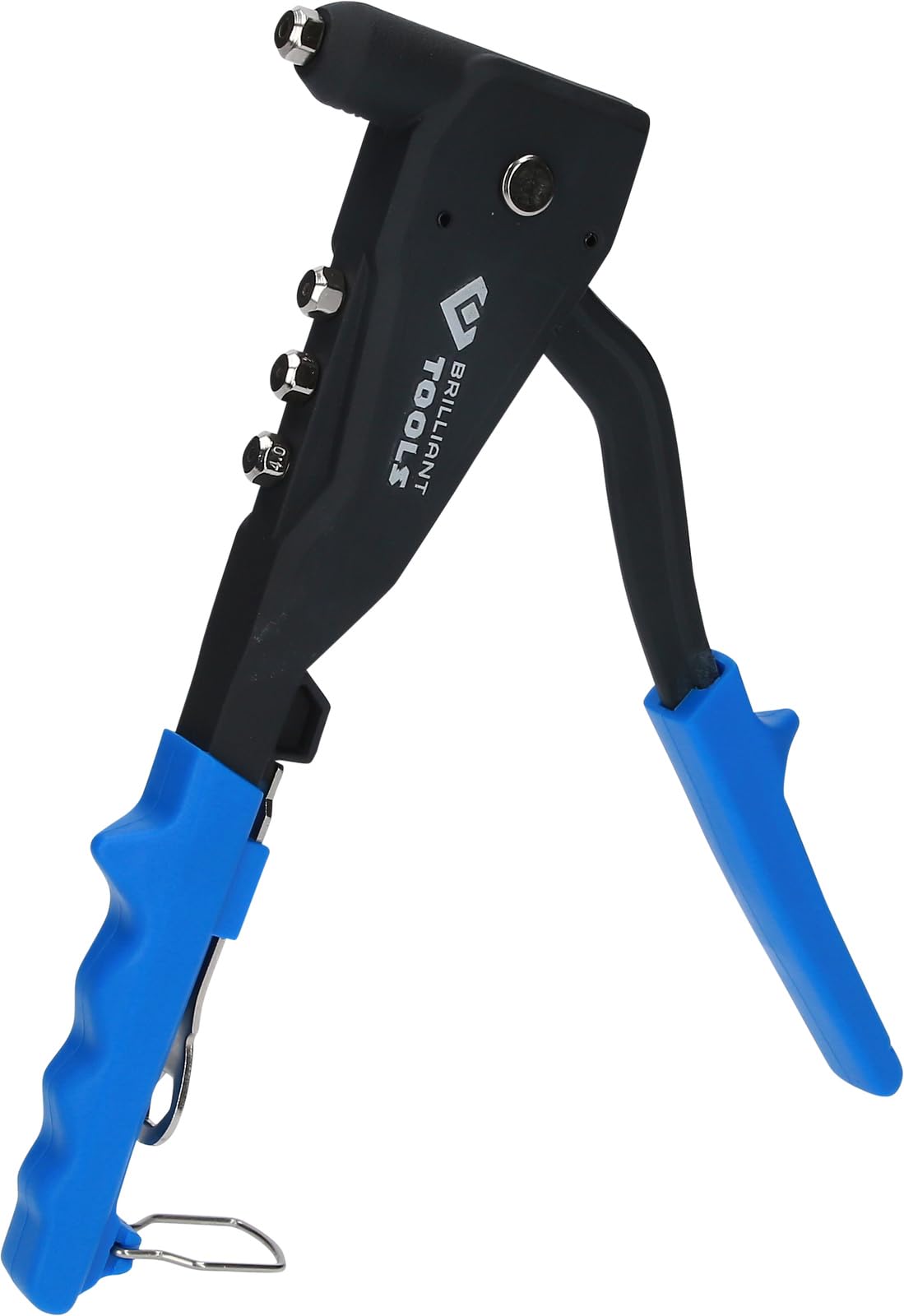 BRILLIANT TOOLS BT066901 Hand Riveter for Diameter 2.4-3.2 - 4.0-4.8 mm Rivets [Powered by KS Tools]